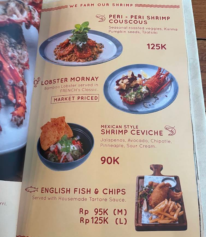 Menu Shrimpis Restaurant - 10