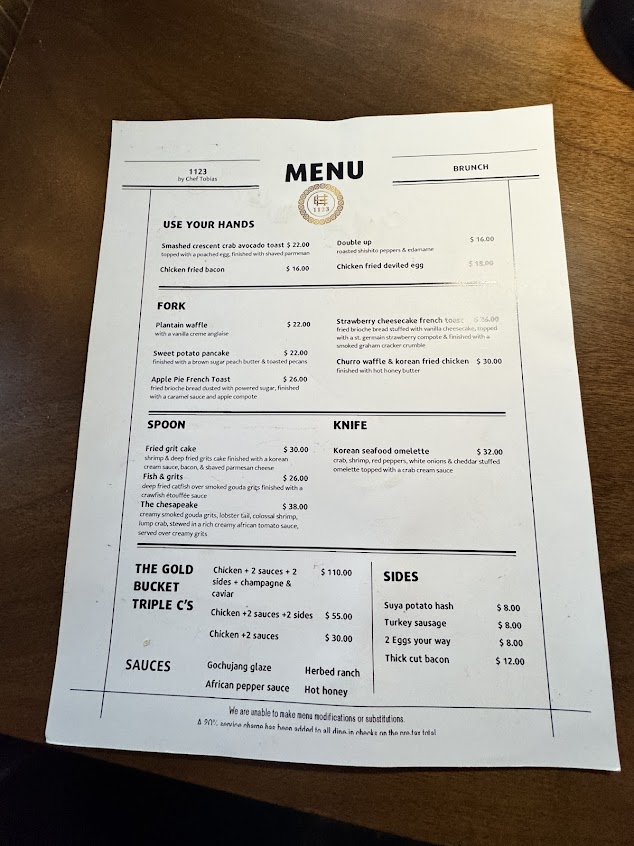 Menu 1123 By Chef Tobias - 3