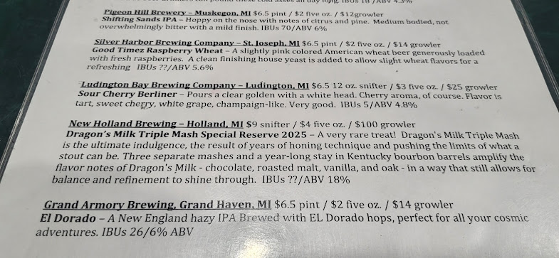 Menu 120 Taphouse Bistro - 0