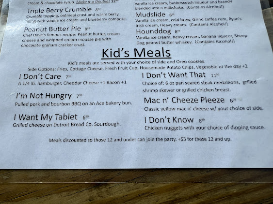 Menu 120 Taphouse Bistro - 2