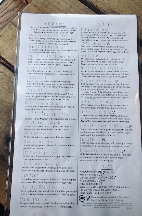 Menu 120 Taphouse Bistro - 5