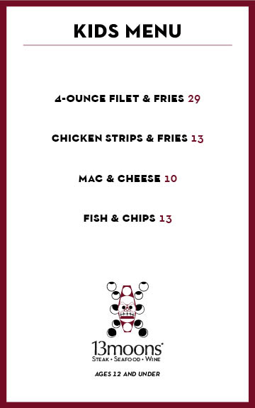 Menu 13Moons Restaurant - 5