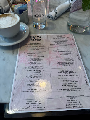 Menu 1803 Nyc - 3