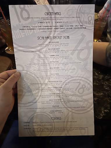 Menu 18Th Amendment Neighborhood Bar - 3