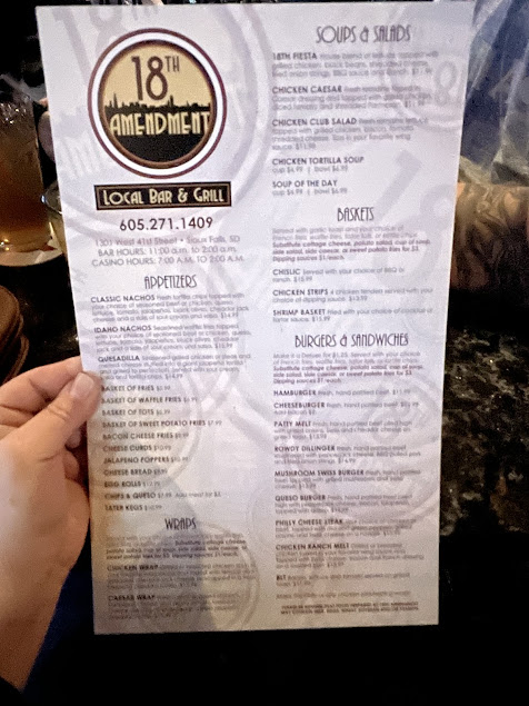 Menu 18Th Amendment Neighborhood Bar - 6