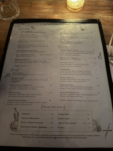 Menu 19 Cleveland - 0