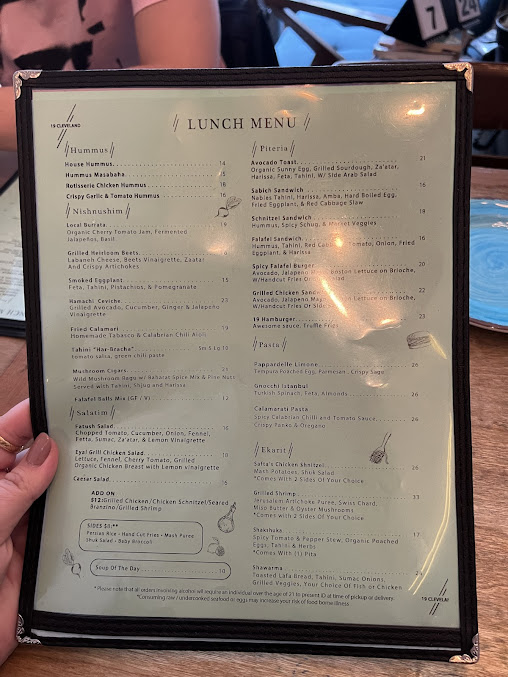 Menu 19 Cleveland - 2