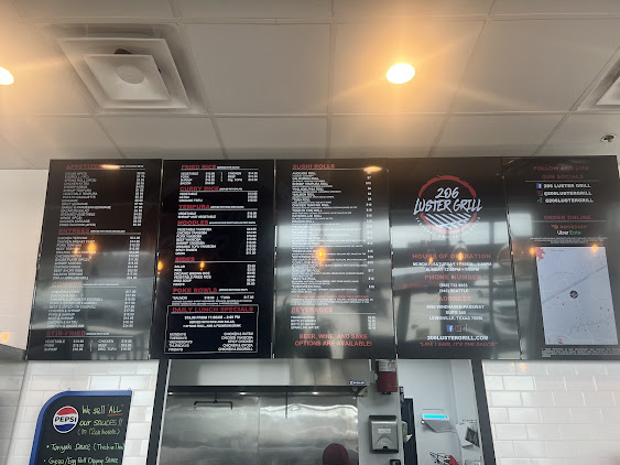 Menu 206 Luster Grill - 1