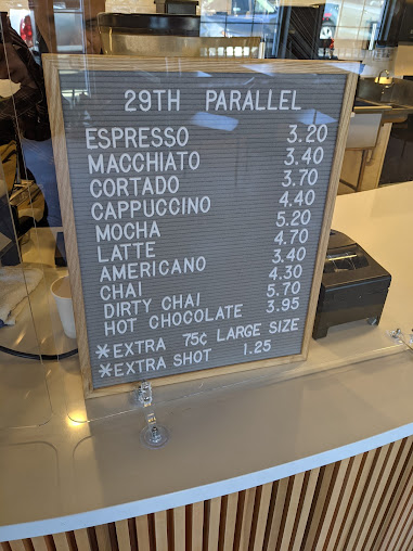 Menu 29Th Parallel Coffee - 5