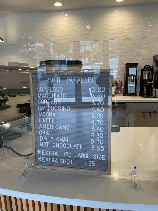 Menu 29Th Parallel Coffee - 7