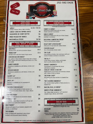 Menu 2Nd Street Cafe-Lagrange - 2
