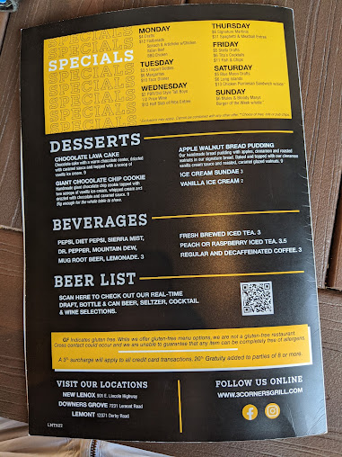 Menu 3 Corners Grill Tap - 5