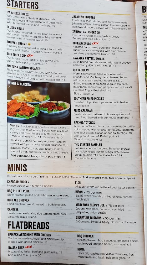 Menu 3 Corners Grill Tap - 6