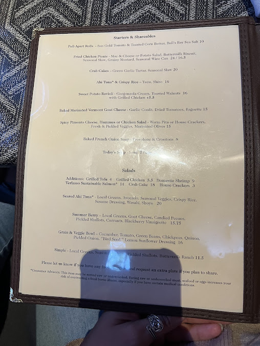 Menu 300 East - 6