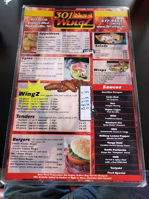 Menu 301 Wingz - 10