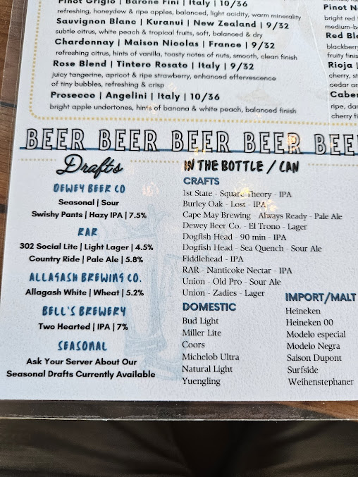 Menu 302 Social Eatery And Barroom - 2