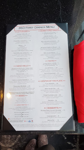 Menu 350 First - 1