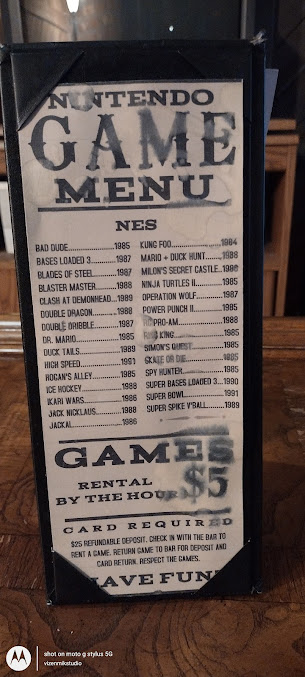 Menu 4Bs Tavern - 2