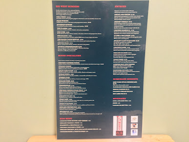 Menu 5 West Pub - 5