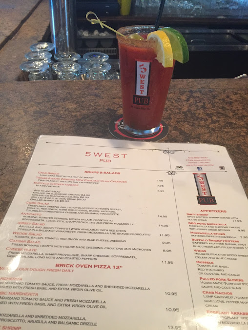 Menu 5 West Pub - 9