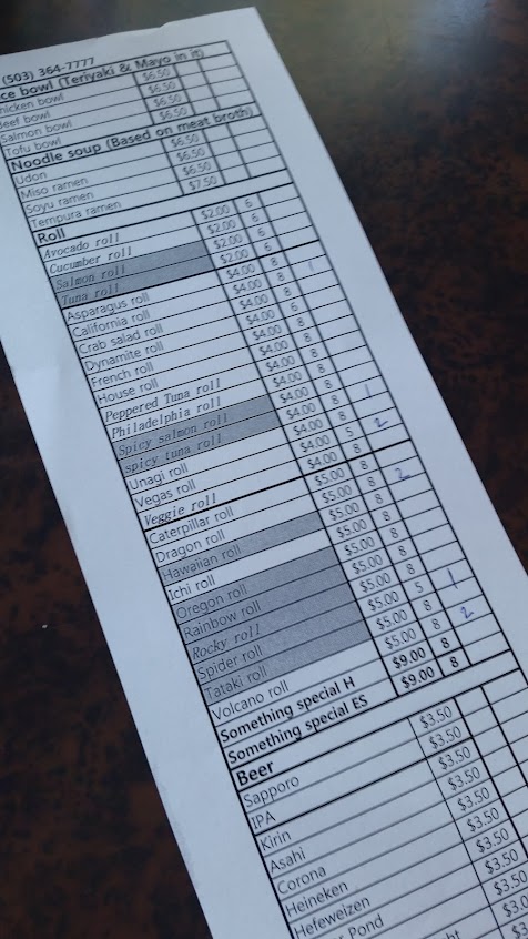 Menu 503 Sushi Bar - 6