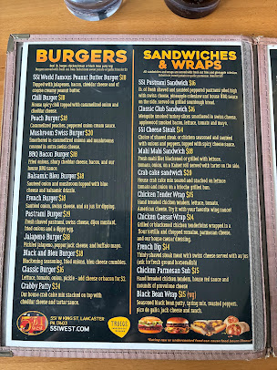 Menu 551 West - 0