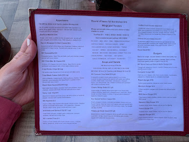 Menu 551 West - 6