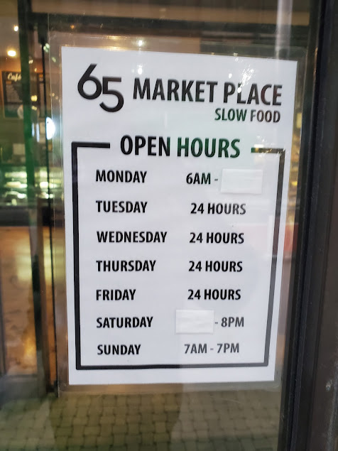 Menu 65 Market Place - 9