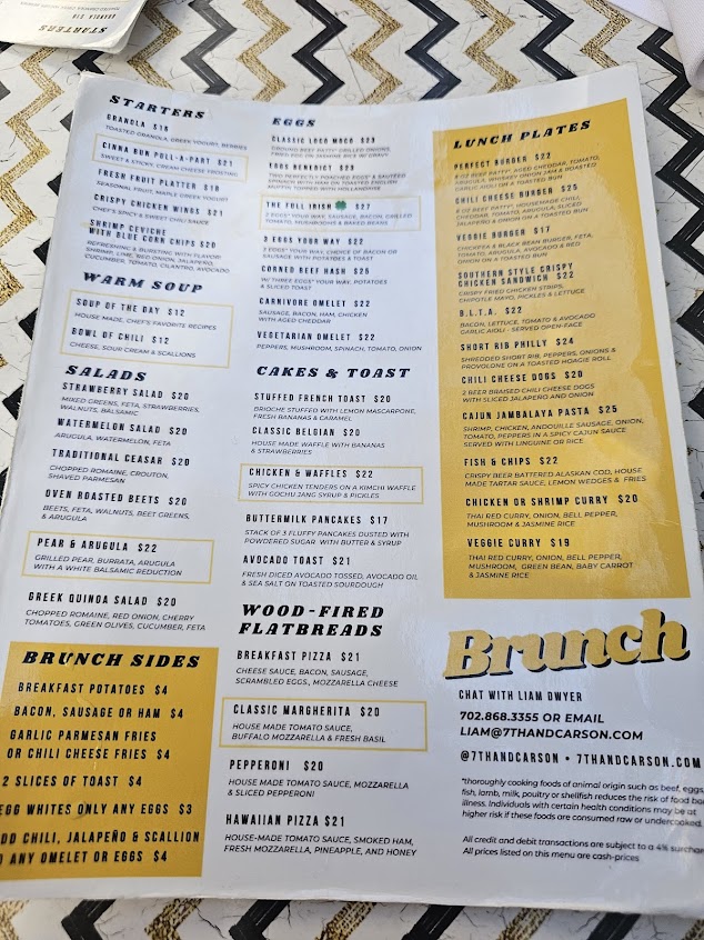 Menu 7Th Carson - 2
