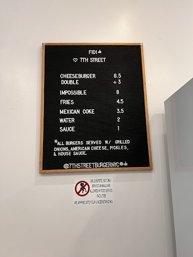Menu 7Th Street Burger Financial District - 6