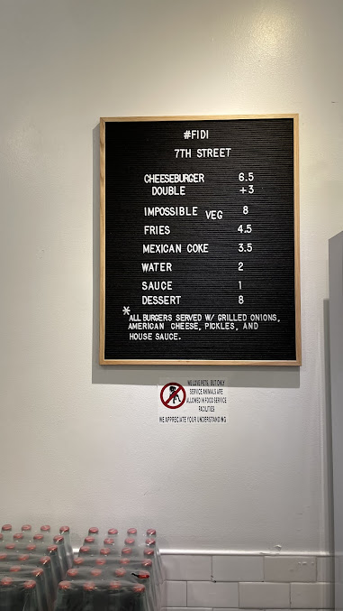 Menu 7Th Street Burger Financial District - 7