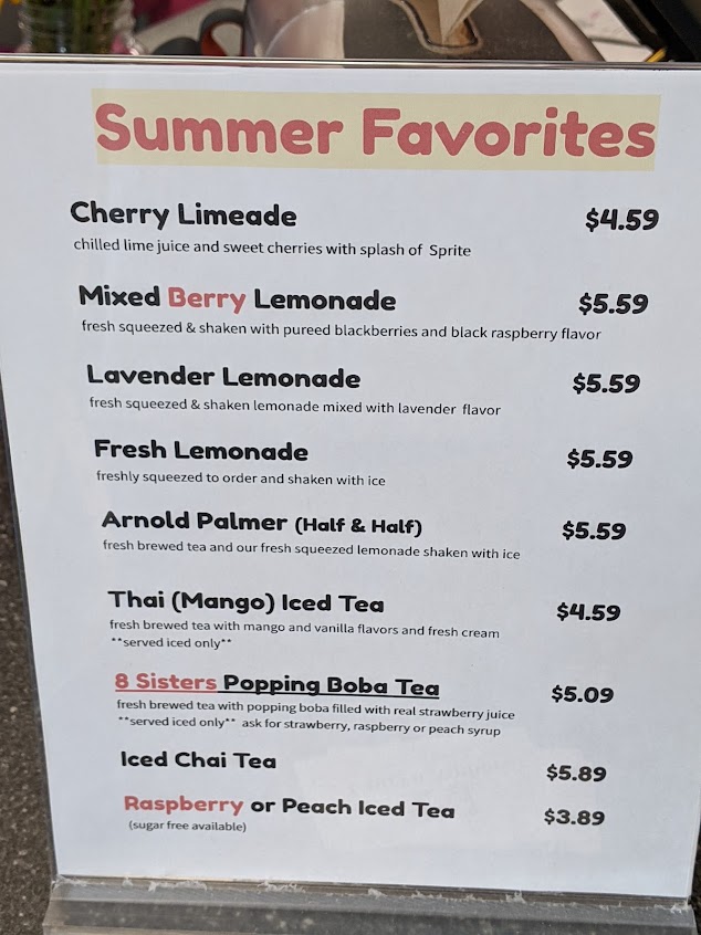 Menu 8 Sisters Bakery Cafe - 6