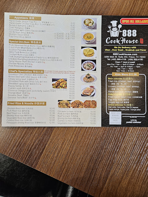Menu 888 Cookhouse - 6