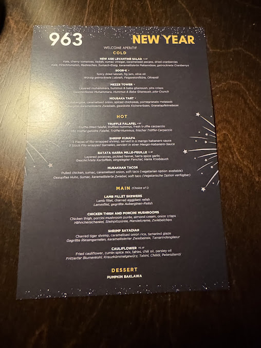Menu 963 - 4