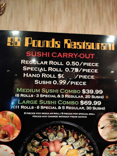 Menu 98 Pounds Buffet - 8