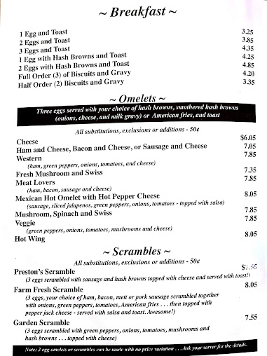 Menu 9Th Street Cafe - 4