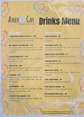 Menu A Huevo Cafe - 3