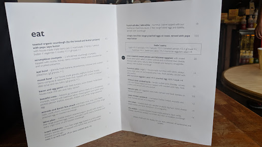 Menu A Man And His Monkey Cafe - 8