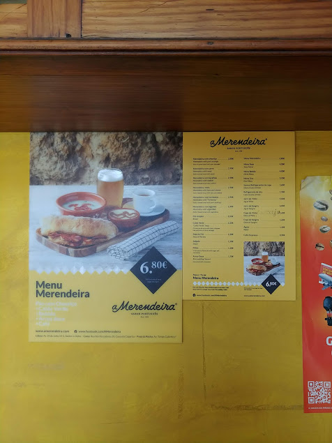 Menu A Merendeira - 2