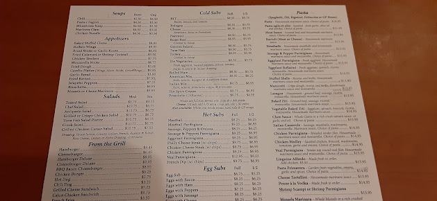 Menu A Slice Of Italy - 1
