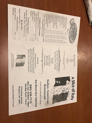 Menu A Slice Of Italy - 3