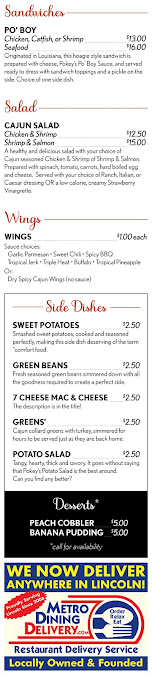 Menu A Taste Of Louisiana - 3