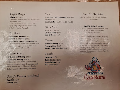 Menu A Taste Of Louisiana - 4