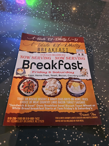Menu A Taste Of Philly 4 U - 1