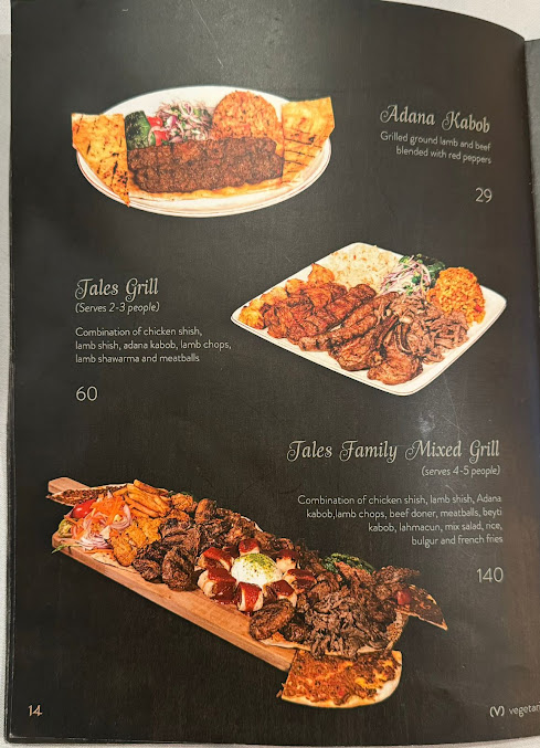 Menu A Thousand Tales Restaurant Bakery Cafe - 0