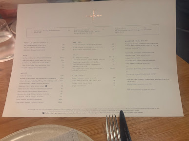 Menu Aalia Restaurant Sydney - 7