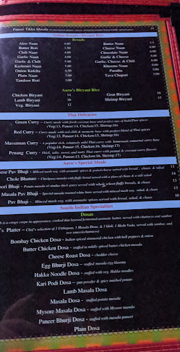 Menu Aarus Multicuisine Restaurant - 5