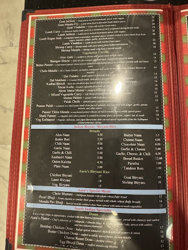 Menu Aarus Multicuisine Restaurant - 8