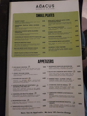 Menu Abacus Brewing Co & Kitchen - 5