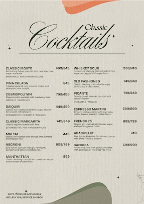 Menu Abacus Brewing Co & Kitchen - 8